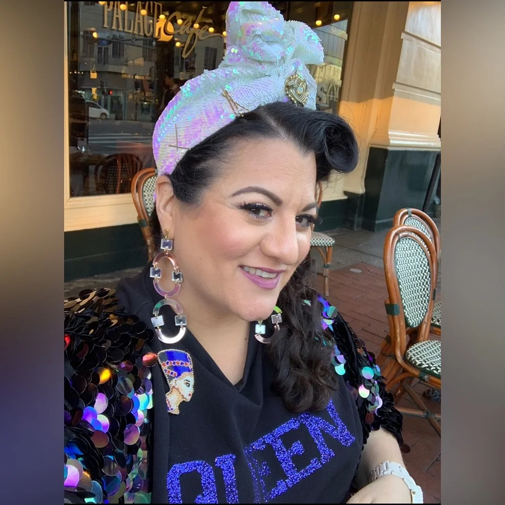 QUEEN SEQUIN TOP - Picture 5 of 12